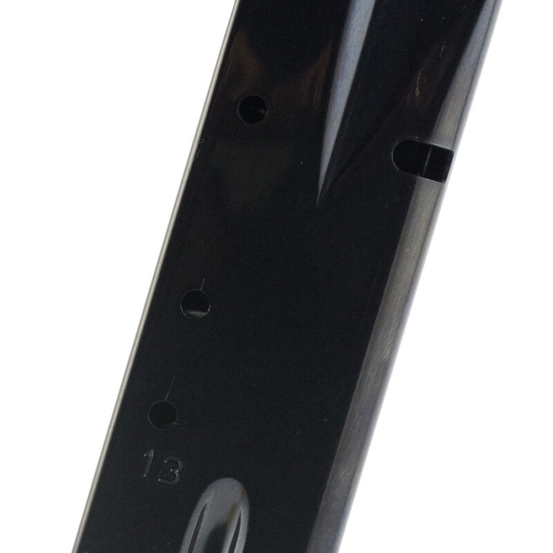 Mec-Gar MGBRHP13B Standard  Blued Detachable 13rd 9mm Luger for Browning Hi-Power/Springfield SA-35