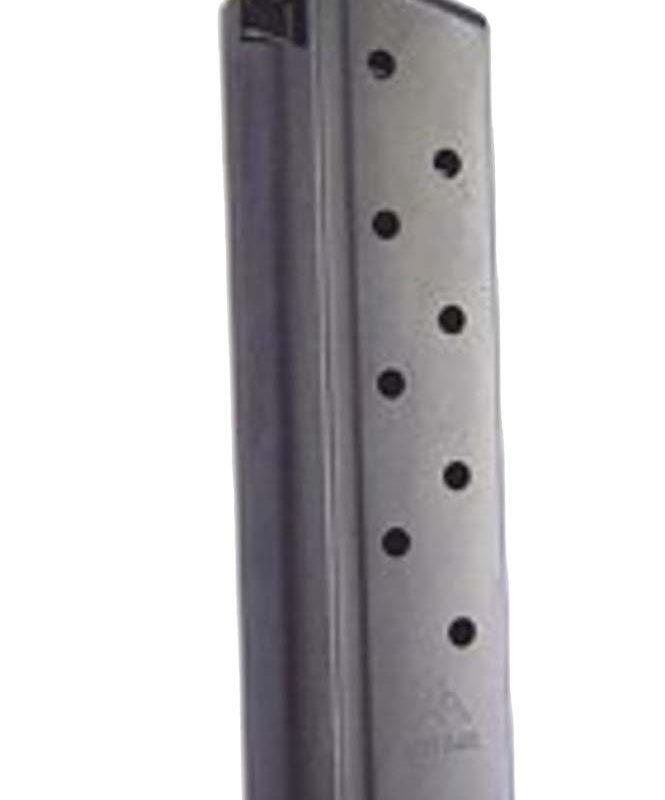 Mec-Gar MGCGOV10B Standard  Blued Detachable 8rd 10mm Auto for 1911 Government