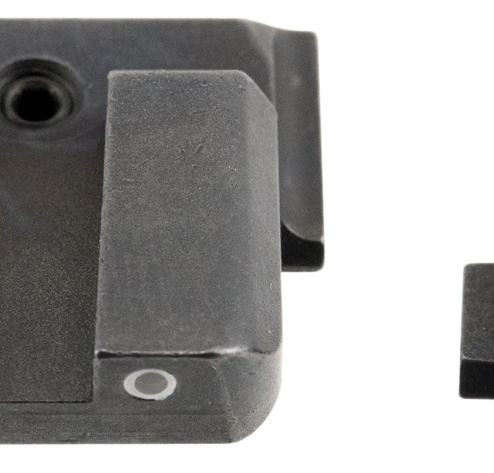 AmeriGlo SW801 Classic Tritium Sight Set for Smith & Wesson M&P  Green Tritium White Outline Front Sight-Green Tritium White Outline Rear Sight