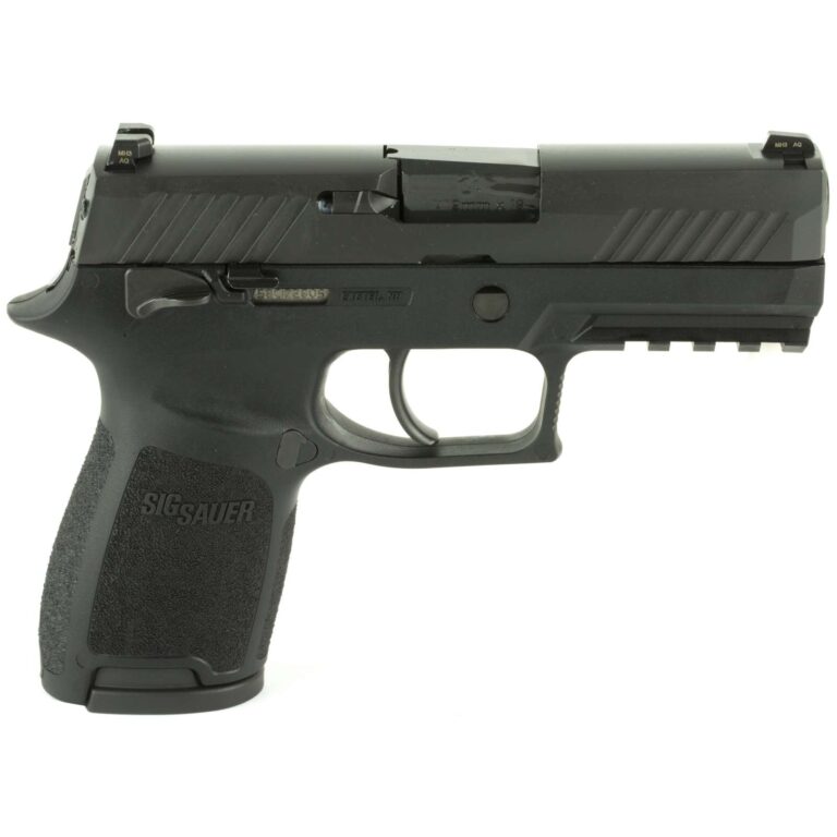 SIG SAUER P320 COMPACT 9MM PSTL 3.9" BLACK M.S. 2-10RD MAGS MASS COMPLIANT