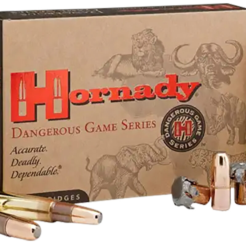 Hornady 82661 Dangerous Game  416Rigby 400gr DGX Bonded 20 Per Box/6 Case