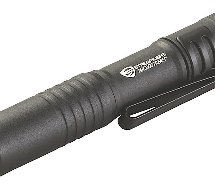 Streamlight 66318 MicroStream Pocket Light  Black Anodized 45 Lumens White C4 LED