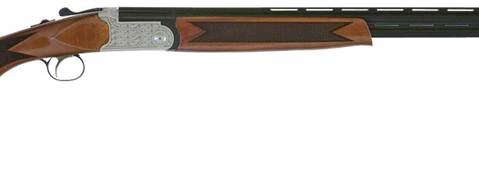 TriStar 30418 Setter S/T  410 Gauge 28" 2rd 3" Silver Engraved Rec Semi-Gloss Turkish Walnut Stock Right Hand (Full Size) Includes 5 MobilChoke
