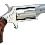 North American Arms 22M Mini-Revolver 22 WMR 5 Shot 1.63" Barrel, Overall Stainless Steel Finish, Rosewood Grip 2 51203