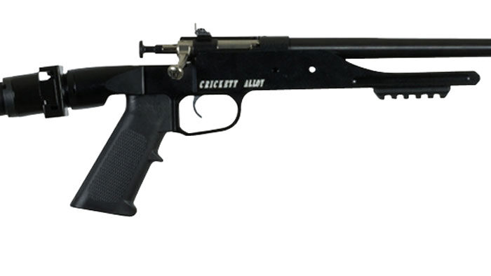 Crickett KSA2180 Precision  22 LR 1 rd 16.13" Blued Steel Barrel, Blued Steel w/Picatinny Rail Receiver, Black Adjustable Stock