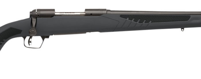 Savage Arms 57060 110 Hunter Full Size 22-250 Rem 4+1 22" Matte Black Button-Rifled Barrel, Matte Black Drilled & Tapped Carbon Steel Receiver, Adj AccuStock Matte Gray Synthetic Stock, Right Hand