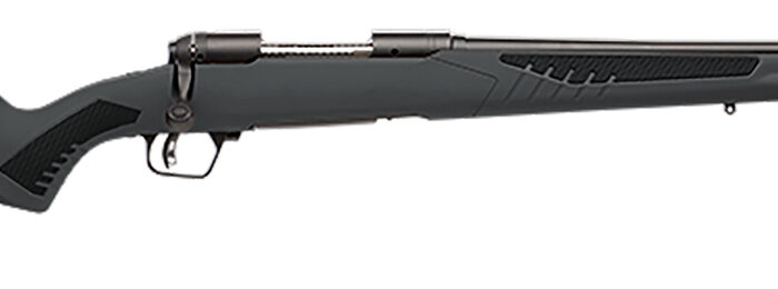 Savage Arms 57038 110 Hunter Full Size 25-06 Rem 4+1 22" Matte Black Button-Rifled Barrel, Matte Black Drilled & Tapped Carbon Steel Receiver, Adj AccuStock Matte Gray Synthetic Stock, Right Hand