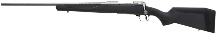 Savage Arms 57089 110 Storm Full Size 308 Win 4+1 22" Matte Button-Rifled Barrel, Matte Drilled & Tapped Stainless Steel Receiver, AccuStock Matte Gray Synthetic Stock, Left Hand