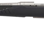 Savage Arms 57059 110 Storm Full Size 300 Win Mag 3+1 24" Matte Button-Rifled Barrel, Matte Drilled & Tapped Stainless Steel Receiver, AccuStock Matte Gray Synthetic Stock, Left Hand 1 52224