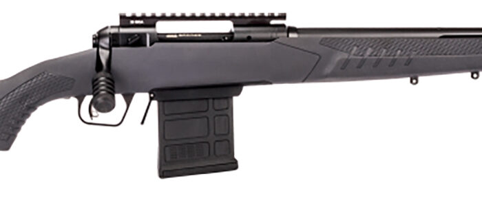 Savage Arms 57006 110 Tactical Full Size 308 Win 10+1 20" Matte Black Heavy Threaded Barrel, Matte Black Drilled & Tapped Carbon Steel Receiver, Adj AccuStock Matte Gray Synthetic Stock, Right Hand