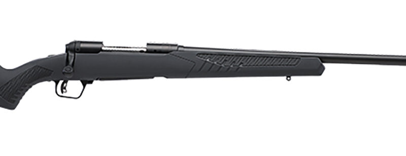 Savage Arms 57035 110 Long Range Hunter Full Size 7mm Rem 3+1 26" Matte Black Threaded Barrel, Matte Black Drilled & Tapped Carbon Steel Receiver, Adj AccuStock Matte Gray Synthetic Stock, Right Hand