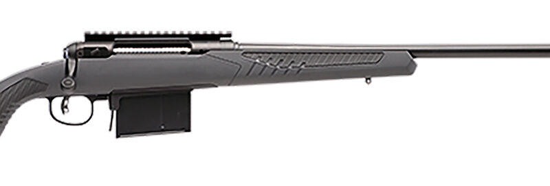 Savage Arms 57037 110 Long Range Hunter 338 Lapua Mag 5+1 26", Matte Black Metal, Gray Fixed AccuStock with AccuFit