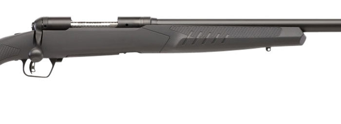 Savage Arms 57066 110 Varmint Full Size 223 Rem 4+1 26" Matte Black Heavy Button Rifled Barrel, Matte Black Drilled & Tapped Carbon Steel Receiver, Adj AccuStock Matte Gray Synthetic Stock, Right Hand