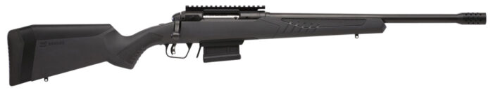 Savage Arms 57140 110 Haymaker 450 Bushmaster 4+1 18" Barrel, Matte Black Metal, Black Fixed AccuStock with AccuFit