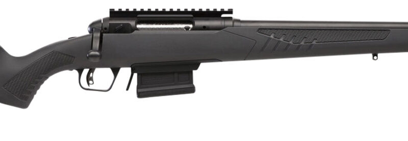 Savage Arms 57140 110 Haymaker 450 Bushmaster 4+1 18" Barrel, Matte Black Metal, Black Fixed AccuStock with AccuFit