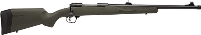 Savage Arms 57018 110 Hog Hunter Full Size 223 Rem 4+1 20" Matte Black Threaded Barrel, Carbon Steel Drilled & Tapped Receiver, AccuFit w/Adj Comb & LOP OD Green Synthetic Stock, Right Hand