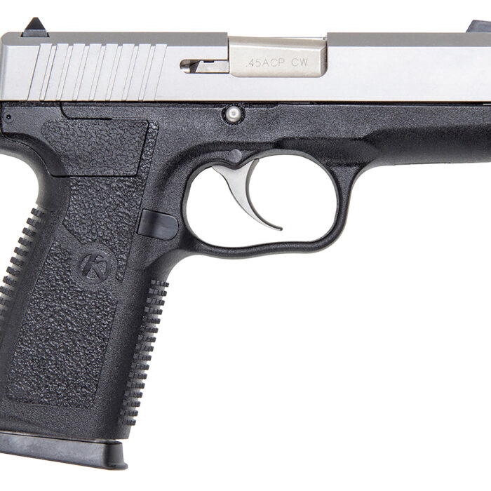 Kahr Arms CW4543 CW  45 ACP Caliber with 3.60" Barrel, 6+1 Capacity, Black Finish Frame, Serrated Matte Stainless Steel Slide & Textured Polymer Grip