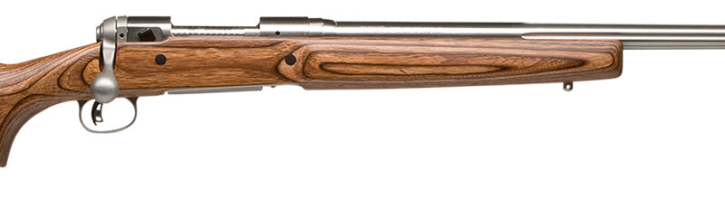 Savage Arms 18464 12 Varminter Low Profile 223 Rem 4+1 Cap 26" 1:7" Matte Stainless Rec/Barrel Satin Brown Stock Right Hand (Full Size) with Detachable Box Magazine