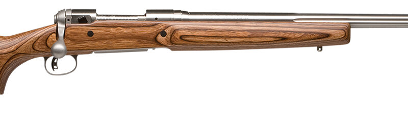 Savage Arms 18467 12 Varminter Low Profile 243 Win 4+1 Cap 26" 1:9.25" Matte Stainless Rec/Barrel Satin Brown Stock Right Hand (Full Size) with Detachable Box Magazine