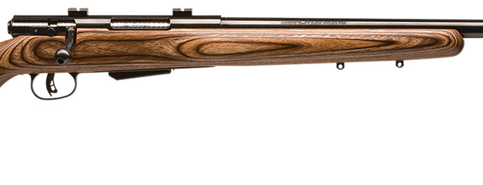 Savage Arms 18527 25 Lightweight Varminter 204 Ruger 4+1 Cap 24" Matte Black Rec/Barrel Natural Brown Laminate Stock Right Hand (Full Size) with Detachable Box Magazine