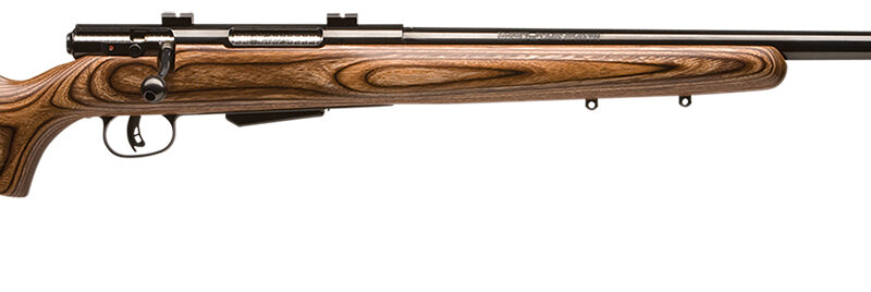 Savage Arms 18527 25 Lightweight Varminter 204 Ruger 4+1 Cap 24" Matte Black Rec/Barrel Natural Brown Laminate Stock Right Hand (Full Size) with Detachable Box Magazine