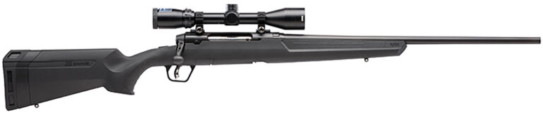 Savage Arms 57093 Axis II XP Full Size 6.5 Creedmoor 4+1 22" Matte Black Button-Rifled Barrel, Matte Black Carbon Steel Receiver, Matte Black Synthetic Stock, Bushnell Banner 3-9x40mm, Right Hand