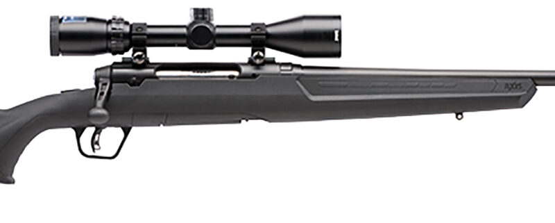 Savage Arms 57093 Axis II XP Full Size 6.5 Creedmoor 4+1 22" Matte Black Button-Rifled Barrel, Matte Black Carbon Steel Receiver, Matte Black Synthetic Stock, Bushnell Banner 3-9x40mm, Right Hand
