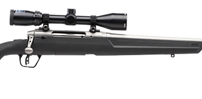 Savage Arms 57101 Axis II XP Full Size 223 Rem 4+1 22" Matte Sporter Barrel, Matte Stainless Steel Receiver Drilled & Tapped, Matte Black Fixed Synthetic Stock, Bushnell Banner 3-9x40mm, Right Hand