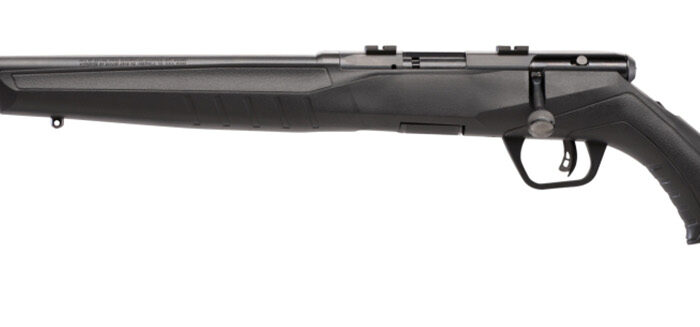 Savage Arms 70240 B Series F Full Size 22 LR 10+1 21" Matte Black Button Rifled Barrel, Matte Black Drilled & Tapped Carbon Steel Receiver, Matte Black Synthetic Stock, Left Hand