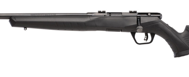 Savage Arms 70240 B Series F Full Size 22 LR 10+1 21" Matte Black Button Rifled Barrel, Matte Black Drilled & Tapped Carbon Steel Receiver, Matte Black Synthetic Stock, Left Hand