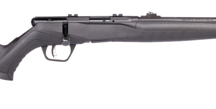 Savage Arms 70214 B Series F Compact 22 LR 10+1 18" Matte Black Button Rifled Barrel, Matte Black Drilled & Tapped Carbon Steel Receiver, Matte Black Fixed Synthetic Stock, Right Hand