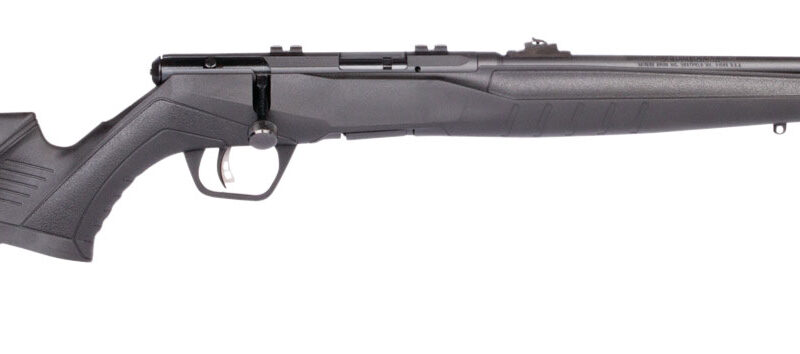 Savage Arms 70214 B Series F Compact 22 LR 10+1 18" Matte Black Button Rifled Barrel, Matte Black Drilled & Tapped Carbon Steel Receiver, Matte Black Fixed Synthetic Stock, Right Hand