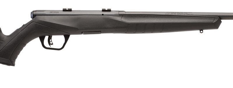 Savage Arms 70540 B Series F Full Size 22 WMR 10+1 21" Matte Black Button Rifled Barrel, Matte Black Drilled & Tapped Carbon Steel Receiver, Matte Black Fixed Synthetic Stock, Left Hand