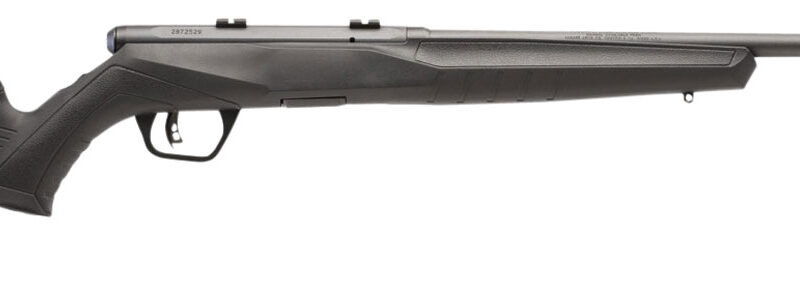 Savage Arms 70840 B17 F Compact 17 HMR 10+1 18" Matte Black Button Rifled Barrel, Matte Black Drilled & Tapped Carbon Steel Receiver, Matte Black Fixed Synthetic Stock, Left Hand