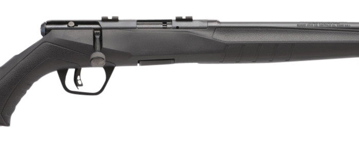 Savage Arms 70814 B17 F Compact 17 HMR 10+1 18" Matte Black Button Rifled Barrel, Matte Black Drilled & Tapped Carbon Steel Receiver, Matte Black Fixed Synthetic Stock, Right Hand
