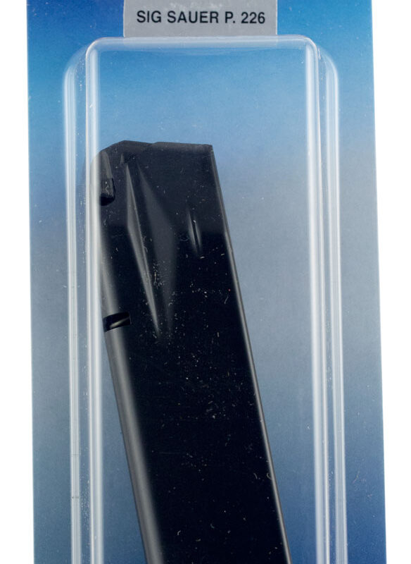 Mec-Gar MGP22618AFC Standard  Blued with Anti-Friction Coating Detachable 18rd 9mm Luger for Sig P226