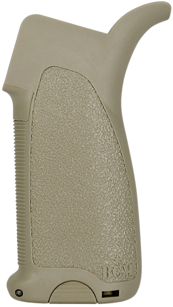 BCM GFGMOD1FDE BCMGunfighter Grip Mod 1 Made of Flat Dark Earth Polymer With Storage Compartment for AR-Platform