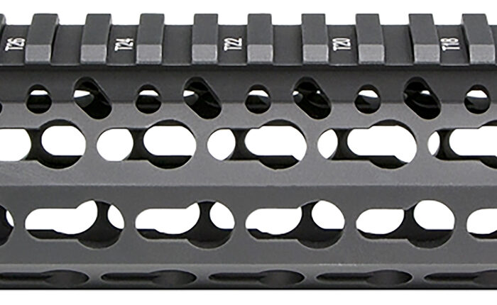 BCM KMRA7556BK KMR Alpha Handguard 7" Keymod Style Made of Aluminum with Black Anodized Finish for AR-15