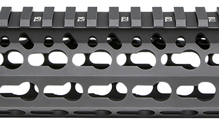 BCM KMRA8556BK KMR Alpha Handguard 8" Keymod Style Made of Aluminum with Black Anodized Finish for AR-15