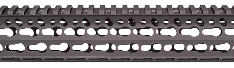 BCM KMRA15556BK KMR Alpha Handguard 15" Keymod Style Made of Aluminum with Black Anodized Finish for AR-15