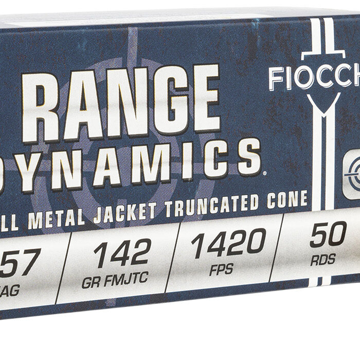 Fiocchi 357F Range Dynamics  357Mag 142gr Full Metal Jacket Truncated Cone 50 Per Box/20 Case
