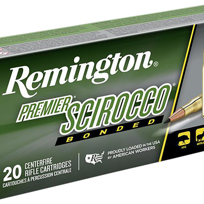 Remington Ammunition 29322 Premier Scirocco Bonded 270Win 130gr Swift Scirocco Bonded 20 Per Box/10 Case