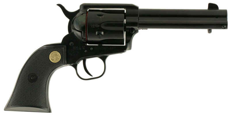 Chiappa Firearms CF340250D SAA 1873  Medium Frame 22 LR/22 WMR 6 Shot, 4.75" Blued Steel Barrel, Cylinder & Frame, Black Plastic Grip, Exposed Hammer