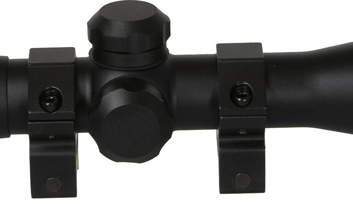 TruGlo TG8504BD Compact  Black Anodized Matte Black 4x 32mm 1" Tube Diamond Reticle