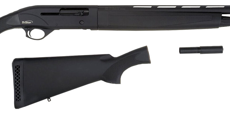 TriStar 24130 Viper G2 Youth 20 Gauge 3" 5+1 24" Black Barrel/Receiver, Black Fixed SoftTouch Youth & Adult Stock,  Includes 3 MobilChoke & 2" Barrel Extension