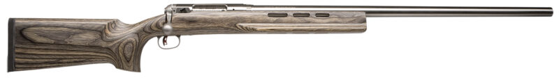 Savage Arms 18615 12 Benchrest Full Size 308 Win 1rd 29" Matte Stainless Button Rifled Barrel &  Drilled & Tapped Receiver, Gray Fixed Laminate Stock, Right Hand