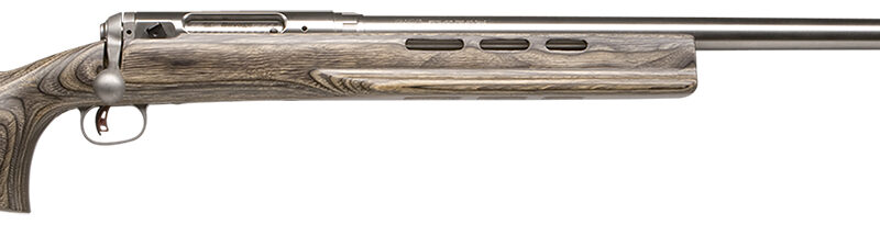 Savage Arms 18615 12 Benchrest Full Size 308 Win 1rd 29" Matte Stainless Button Rifled Barrel &  Drilled & Tapped Receiver, Gray Fixed Laminate Stock, Right Hand