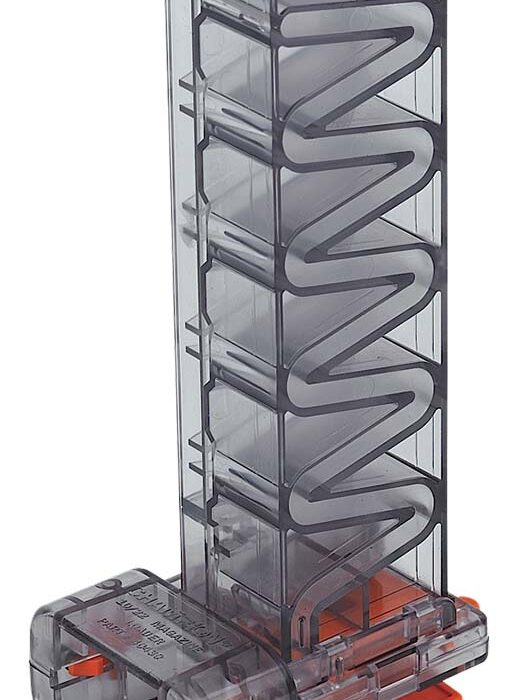 Champion Targets 40430 Easy-to-Use Magazine Loader 50rd Cascading Style Fits 22 LR Ruger 10/22/ 77/22/ 96/22 Smoke Plastic