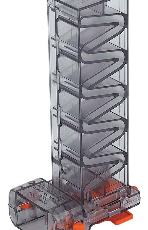 Champion Targets 40430 Easy-to-Use Magazine Loader 50rd Cascading Style Fits 22 LR Ruger 10/22/ 77/22/ 96/22 Smoke Plastic