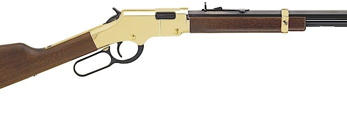 Henry H004Y Golden Boy  Youth 22 Short/ 22 Long/ 22 LR 12 LR/16 Short Capacity, 17" Barrel, Brasslite Metal Finish, American Walnut Stock, Right Hand